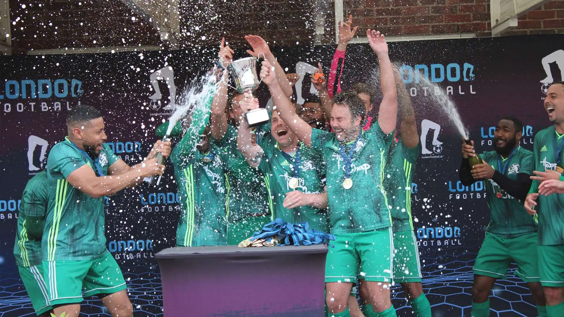London Football League Winners Celebration